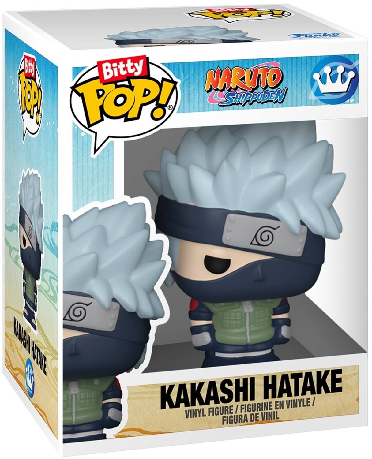 Bitty Pop!  
NARUTO SHIPPUDEN  
KAKASHI HATAKE  
VINYL FIGURE / FIGURINE EN VINYLE / FIGURA DE VINIL