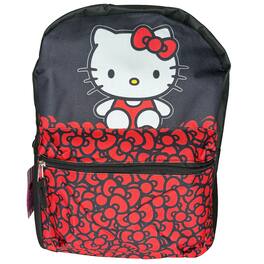 UPD - Hello Kitty Nylon Backpack 16" School Bookbag for Girls ages 3+ - Multicolored