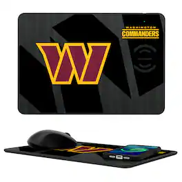 Keyscaper - Washington Commanders Wireless Charger and Mouse Pad - Multicolor