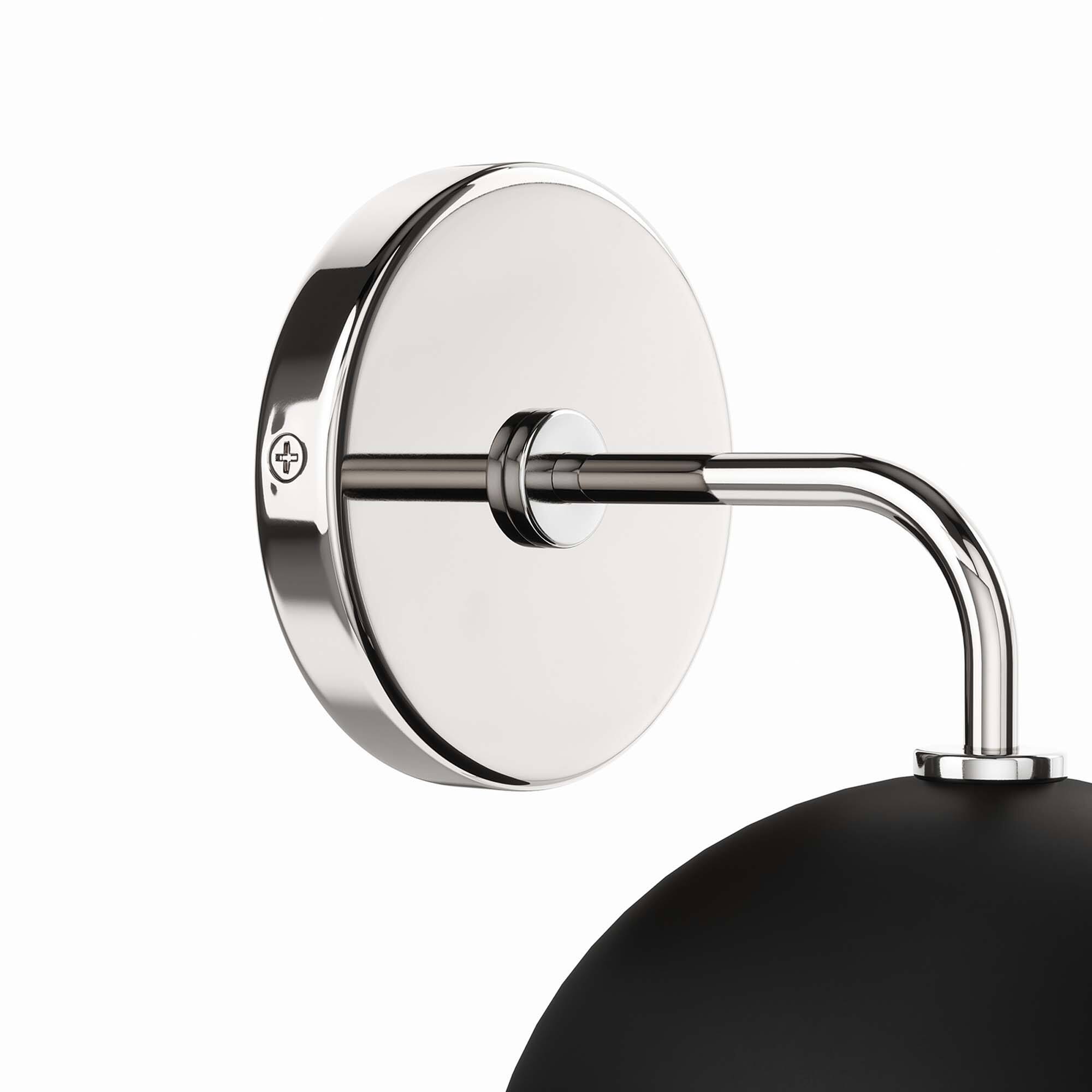 Alt View 6. Modway - Stellar 1-Light Wall Sconce by Modway - Opal Polished Nickel.