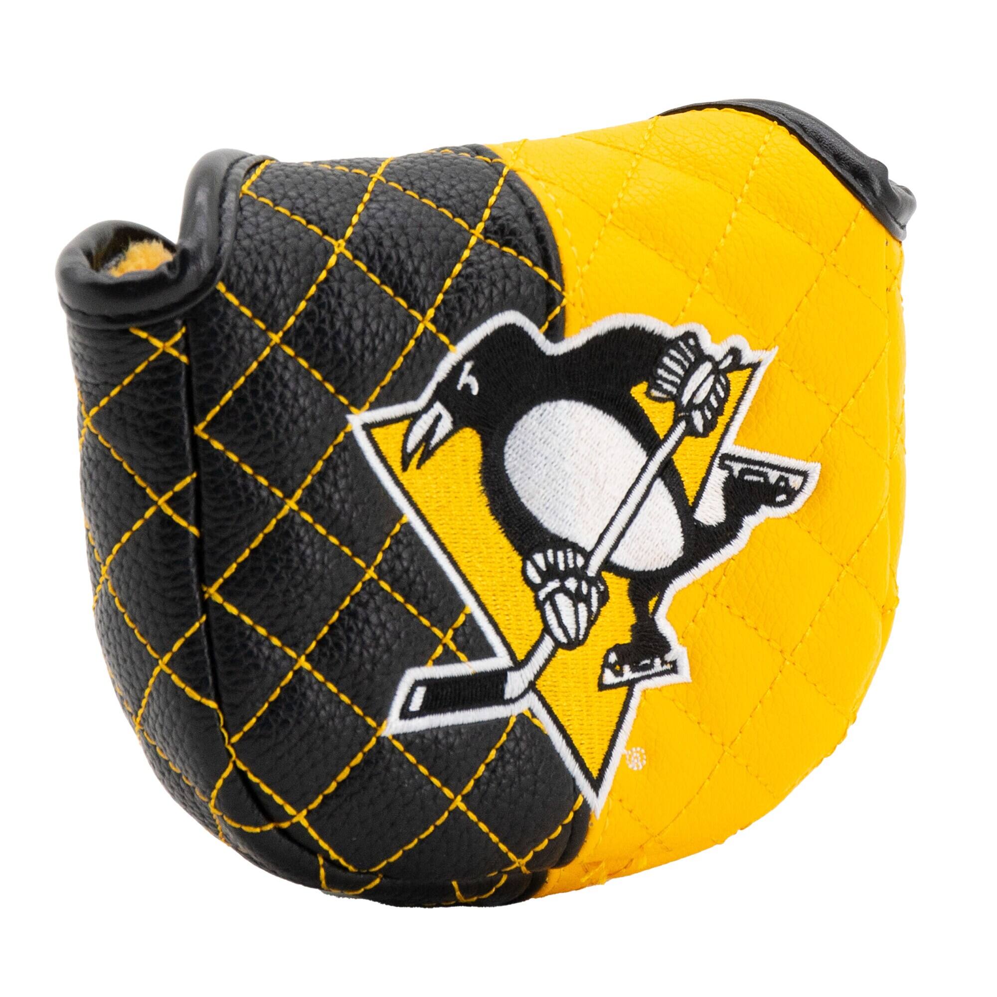 Alt View 2. Team Golf - Pittsburgh Penguins Quilted Mallet Putter Cover - Multicolor.