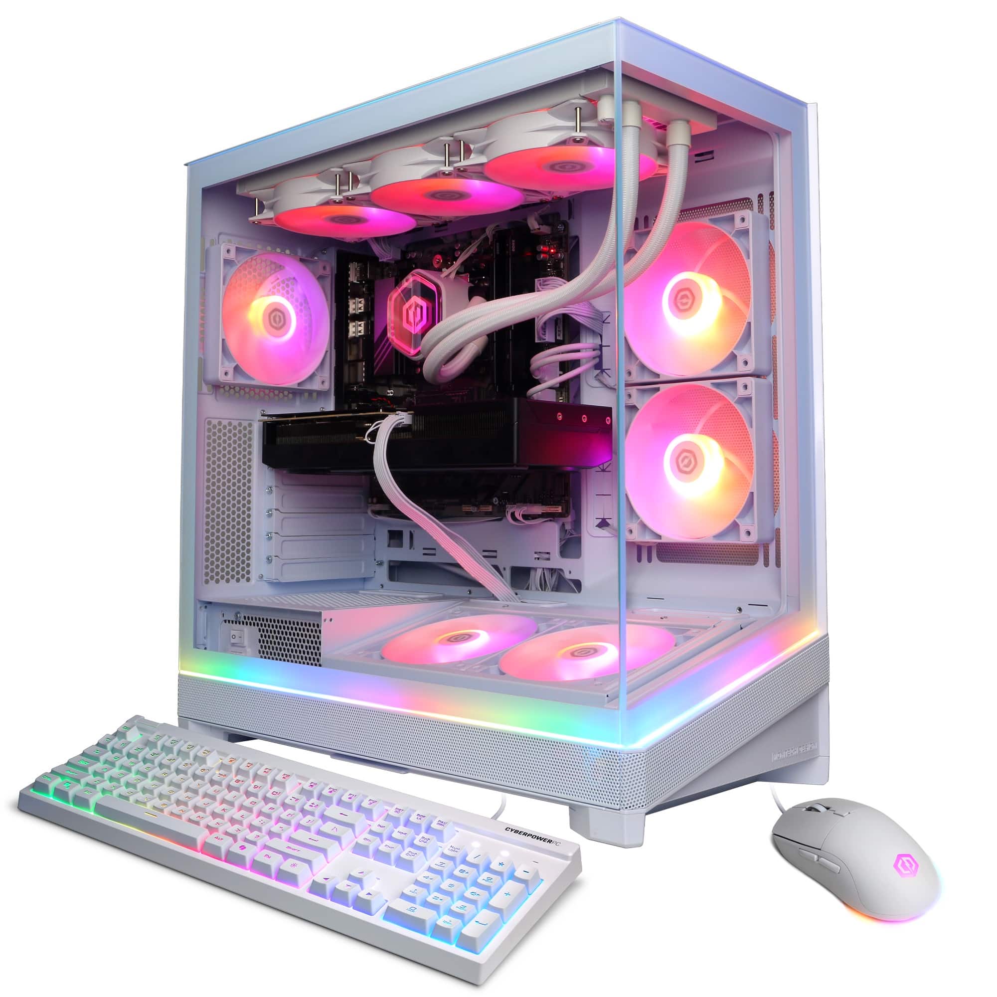 CyberPowerPC Gaming Desktop AMD Ryzen 7 8700F 2024 AMD Radeon RX
