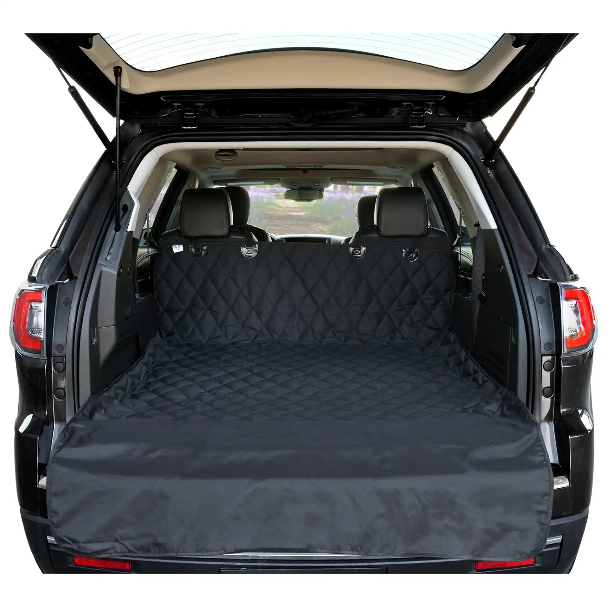 Front. Arf Pets - SUV Dog Cargo Liner – Waterproof, Non-Slip, Bumper Flap Protector, Universal Fit.
