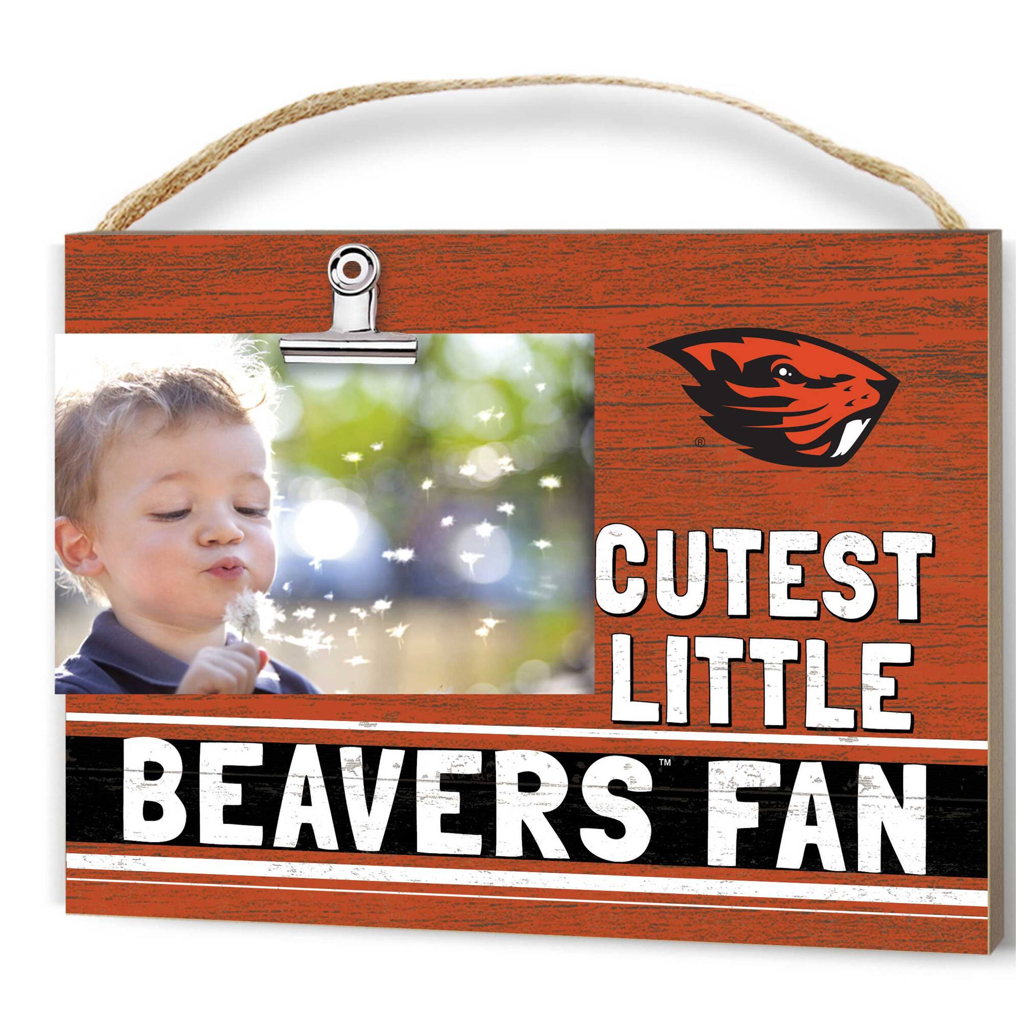 Oregon State Beavers 8'' x 10'' Cutest Little Team Logo Clip Photo Frame