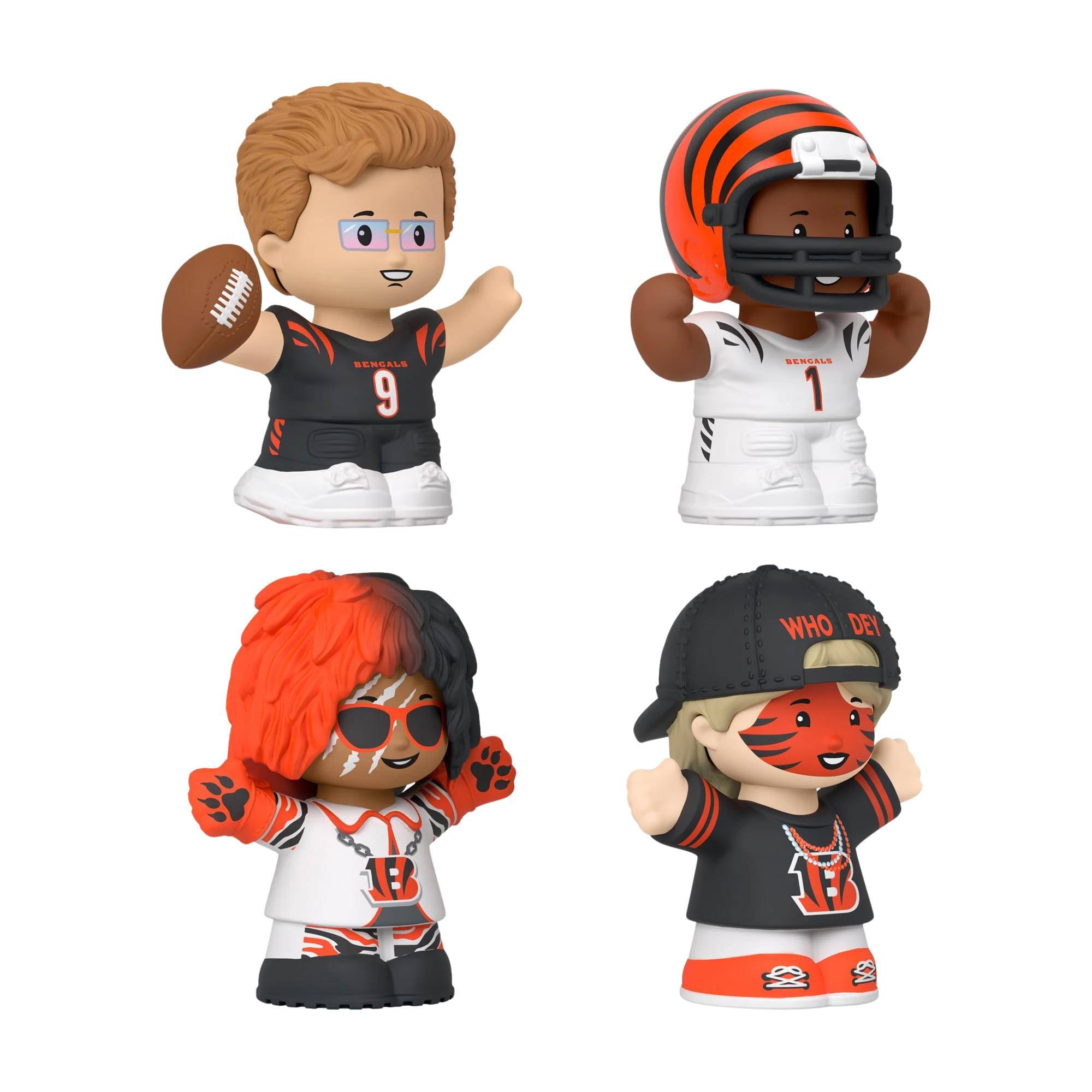 Sure, here is the corrected and grouped text from the image:

1. Bengals 9
2. Bengals 1
3. Bengals 1
4. Who Dei