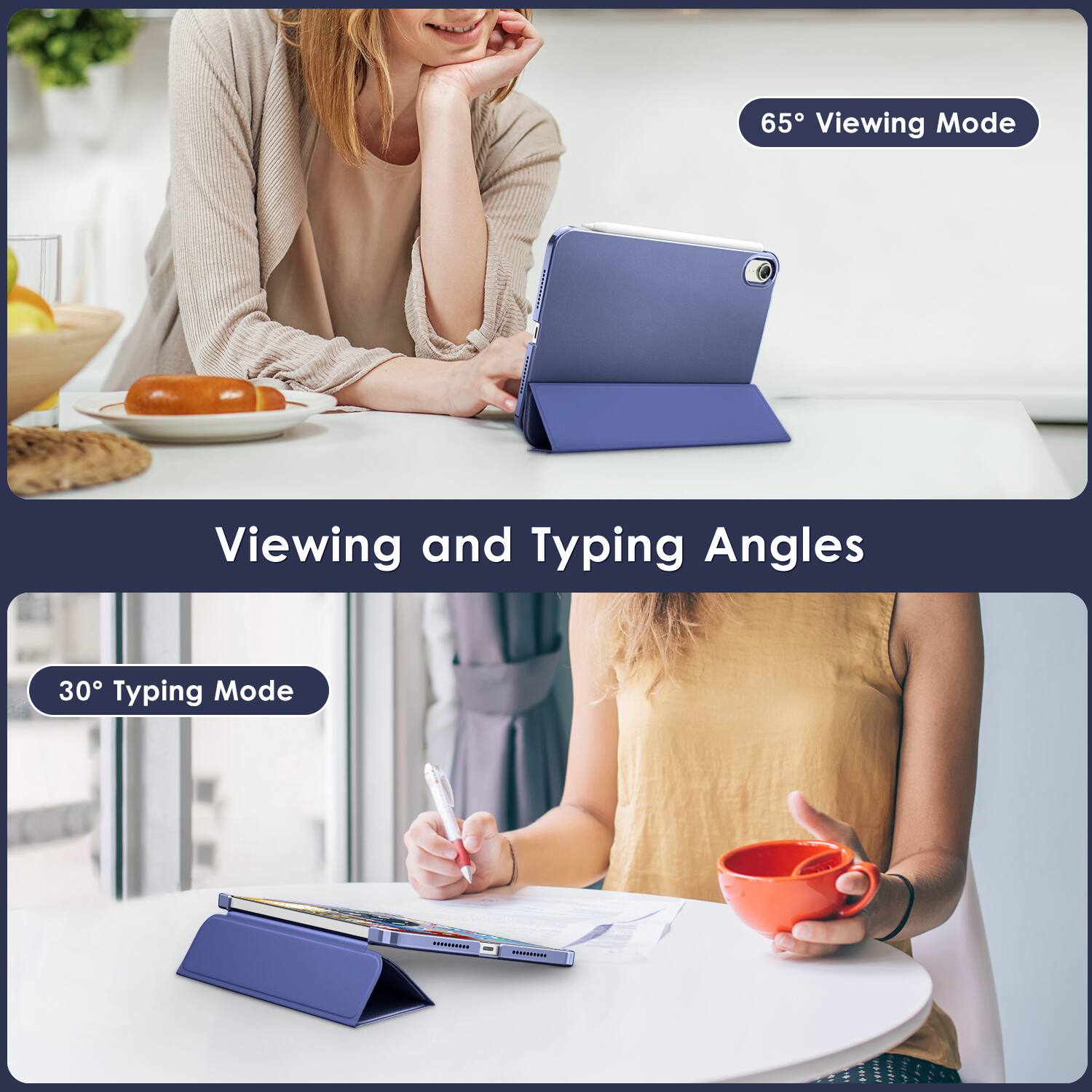 65° Viewing Mode  
Viewing and Typing Angles  
30° Typing Mode