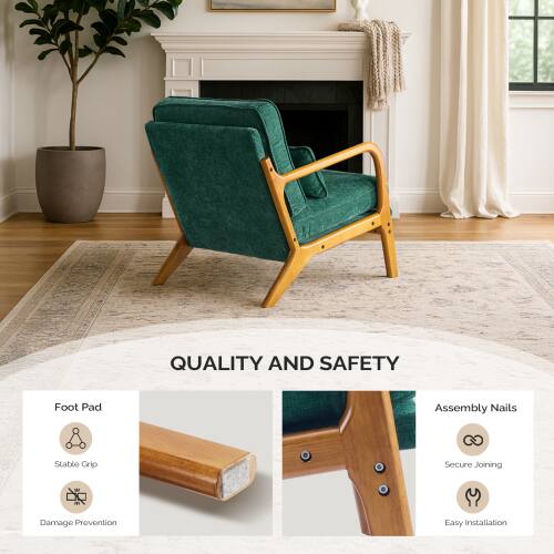 QUALITY AND SAFETY

Foot Pad
- Stable Grip
- Damage Prevention

Assembly Nails
- Secure Joining
- Easy Installation