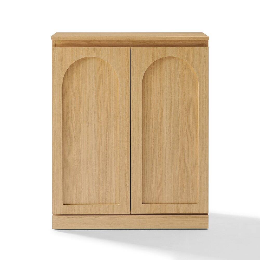 Back. Crosley Furniture - Marco Kitchen Storage Cabinet - Ash.