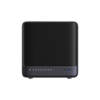 Front. Minisforum - N5 MAX AI NAS, 64GB LPDDR5x + 128GB OS, AMD Ryzen AI Max+ 395, AMD Radeon 8060S, 126 TOPS NPU, Dual 10GbE, USB4 v2 - Black.