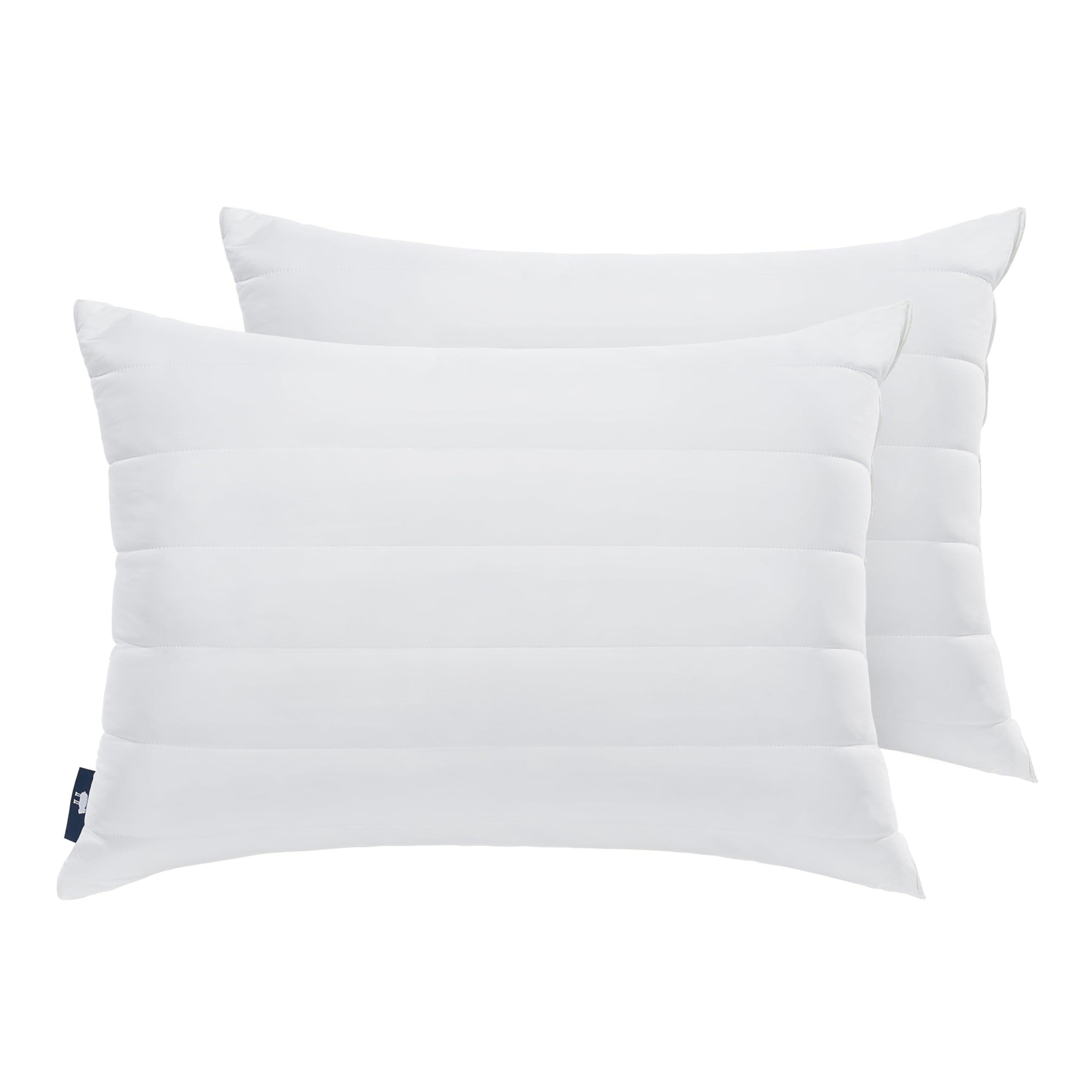 Alt View 2. Paradigms Interiors - Down Illusion Quilted Softmedium Bed Pillows For Side Or Sleepers King - White-Queen-Soft/Medium.