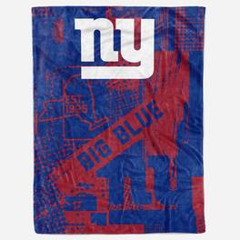 Logo Brands - New York Giants 60" x 80" Hometown Blanket - Multicolor