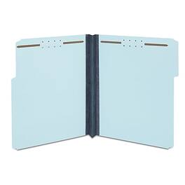 Staples - 60% Recycled Pressboard Classification Folder, 2" Expansion, Letter Size, 25/Box - Blue