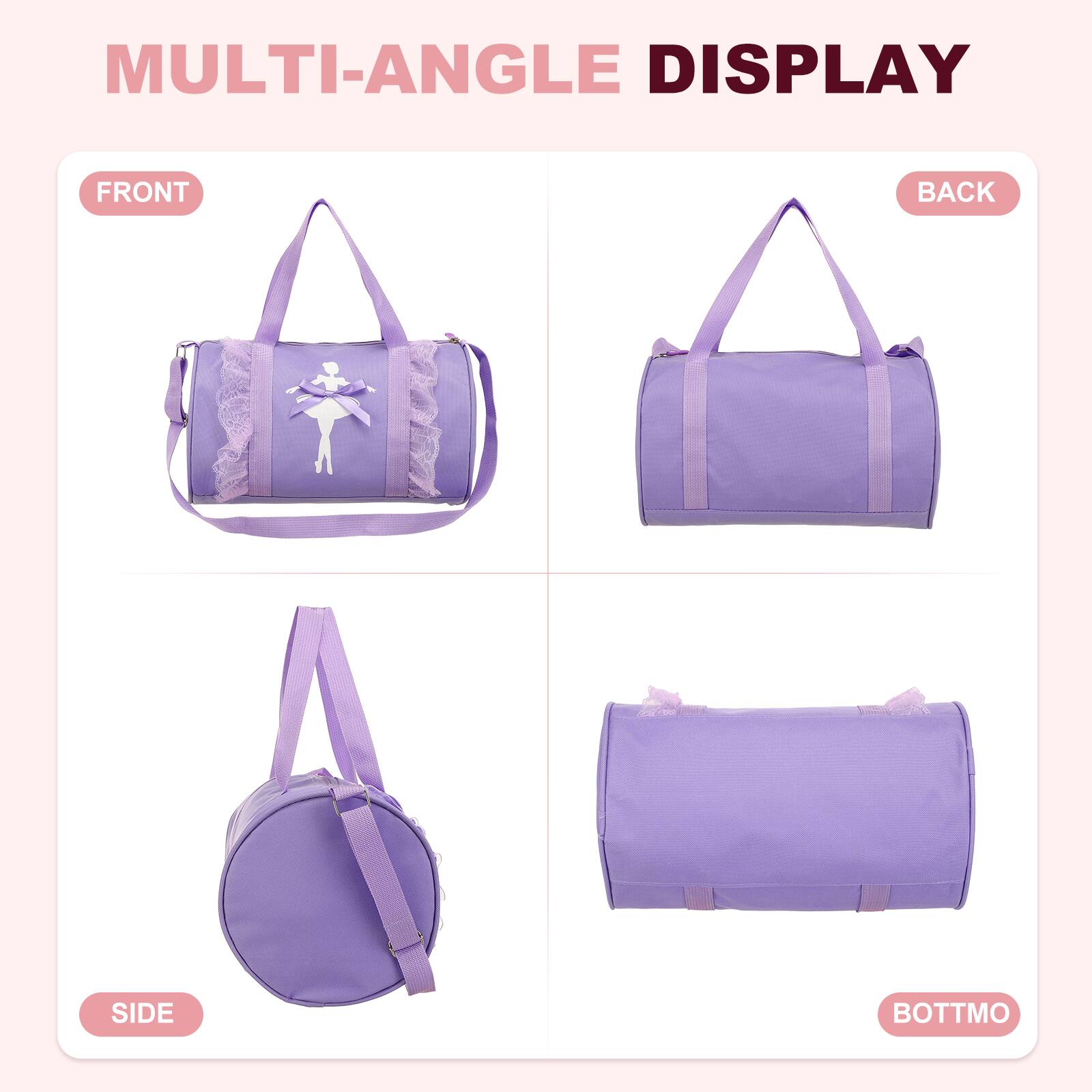 MULTI-ANGLE DISPLAY

FRONT

BACK

SIDE

BOTTOM