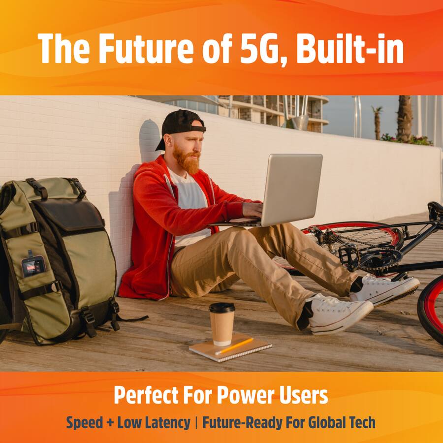 Simo Pro SIMO Solis Pro 5G Mobile Hotspot and Power Bank with Lifetime Data ...