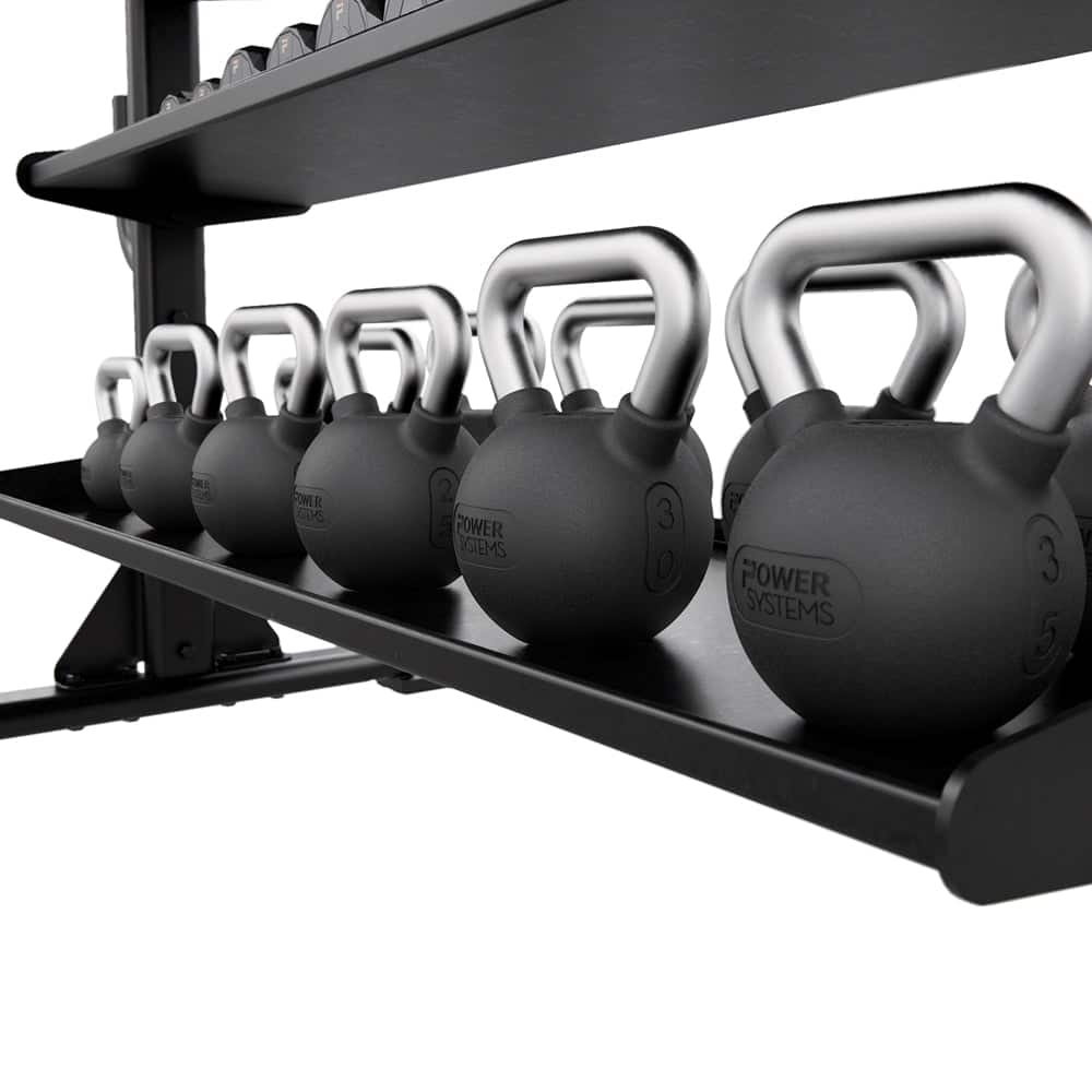 Power Systems Elite Rubber Kettlebell 45 lb Premium Rubber Coated