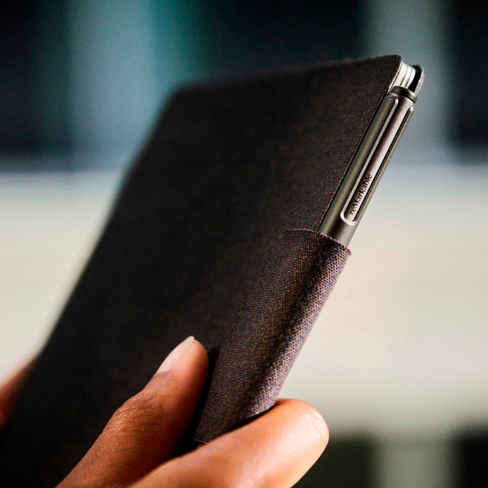 Alt View 15. reMarkable Paper Pro - reMarkable Paper Pro - Mosaic Weave Book Folio for your 11.8'' Paper Tablet - Basalt.