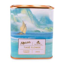 Disney - Princess Home Collection 11-Ounce Scented Tea Tin Candle | Moana - Blue