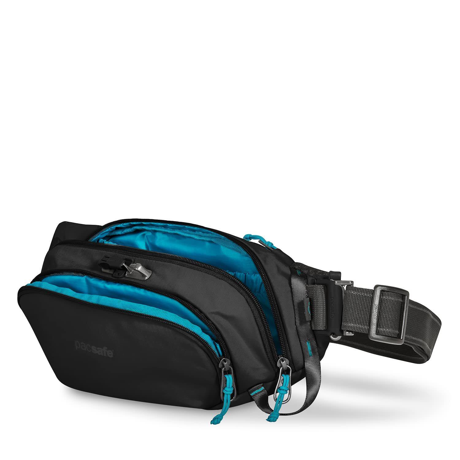 Alt View 1. Pacsafe - Eco Anti Theft Waist Pack (ECONYL Black) - ECONYL Black.