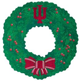 Fan Creations - Indiana Hoosiers 16'' Team Wreath Sign - Green