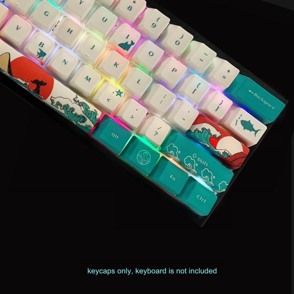 V Y G U T E H   N  M < Srters A * 8 I L > () 9 o : : / ? ) o P - - - { [ = } ] Backspace En o Shift Ctrl keycaps only, keyboard is not included