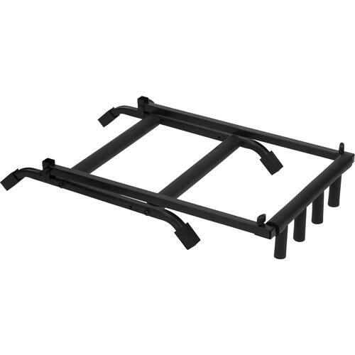 Angle. Gator - Rok-It Collapsible, Folding Guitar Rack Designed to Hold 3x Electric or Acoustic Guitars, with Foam Padded Support.