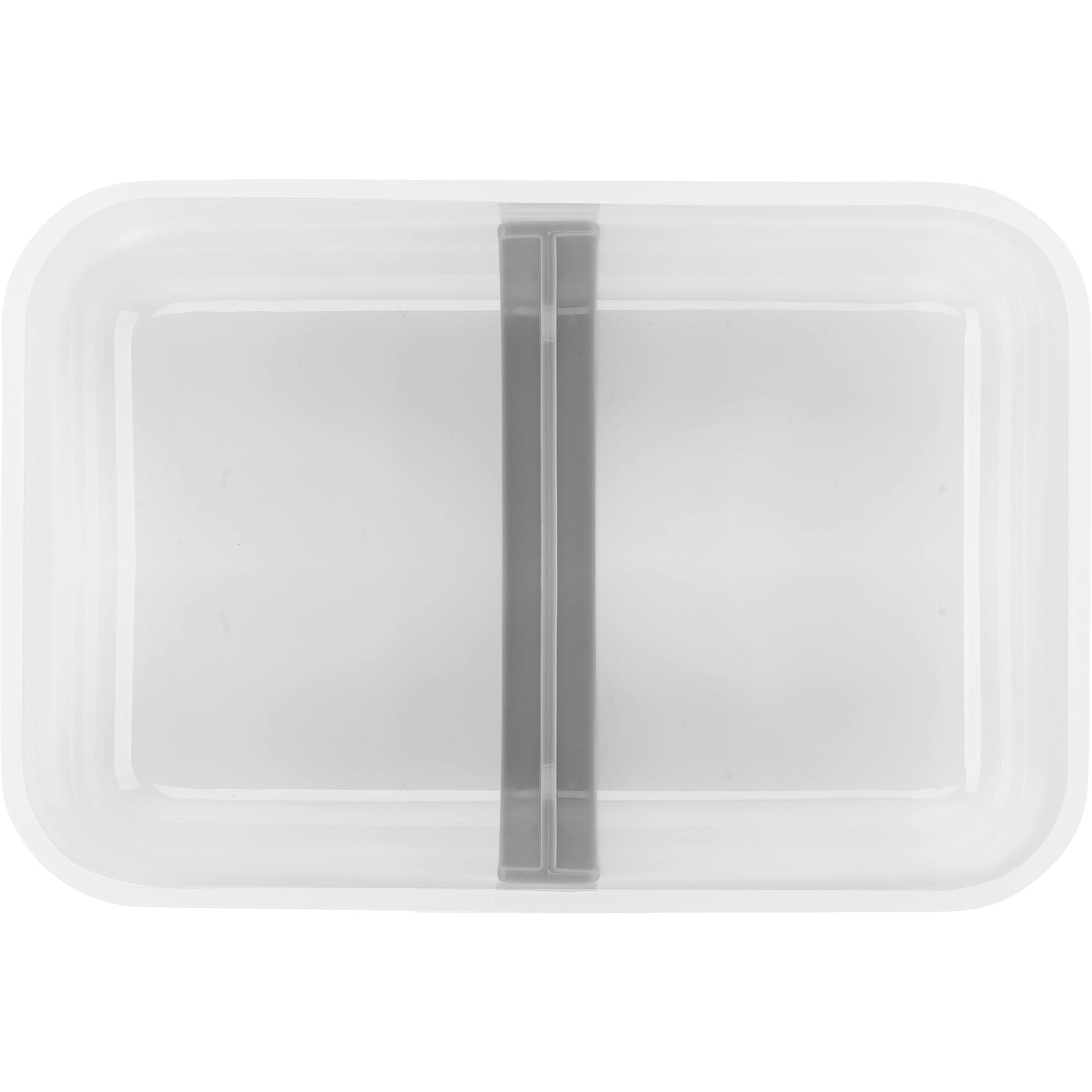 Alt View 3. ZWILLING - ZWILLING Fresh & Save Plastic Flat Lunch Box, Airtight Container, Meal Prep, BPA-Free, Grey, Semitransparent - Large - Grey.