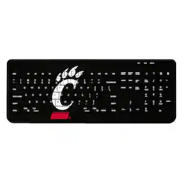 Keyscaper - Cincinnati Bearcats Solid Design Wireless Keyboard - Multicolor