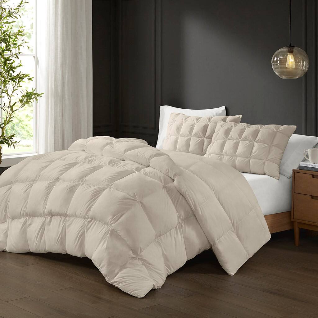 Alt View 3. Gracie Mills - Gracie Mills Elenora Overfilled Down Alternative Comforter - Tan.