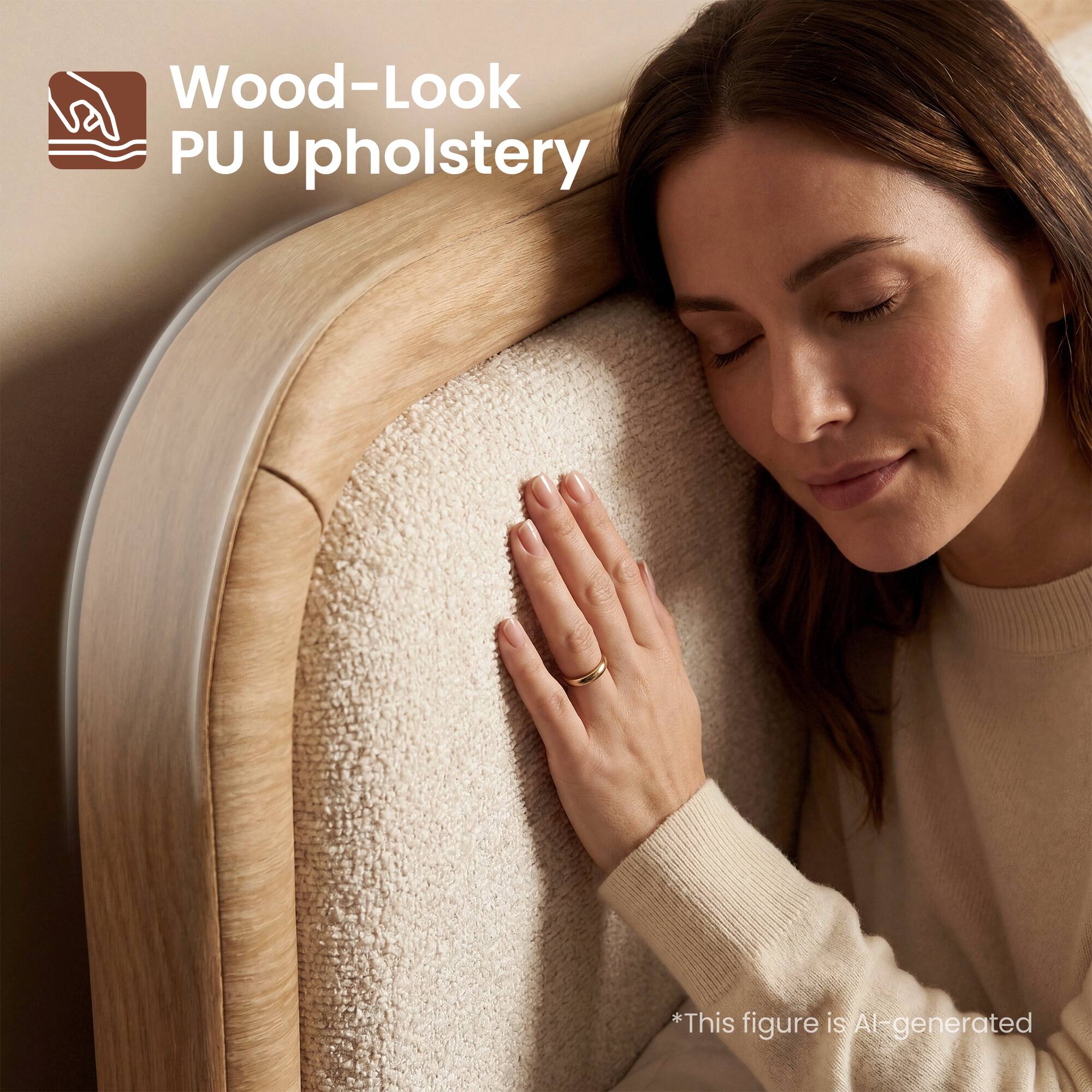 Wood-Look PU Upholstery

*This figure is AI-generated