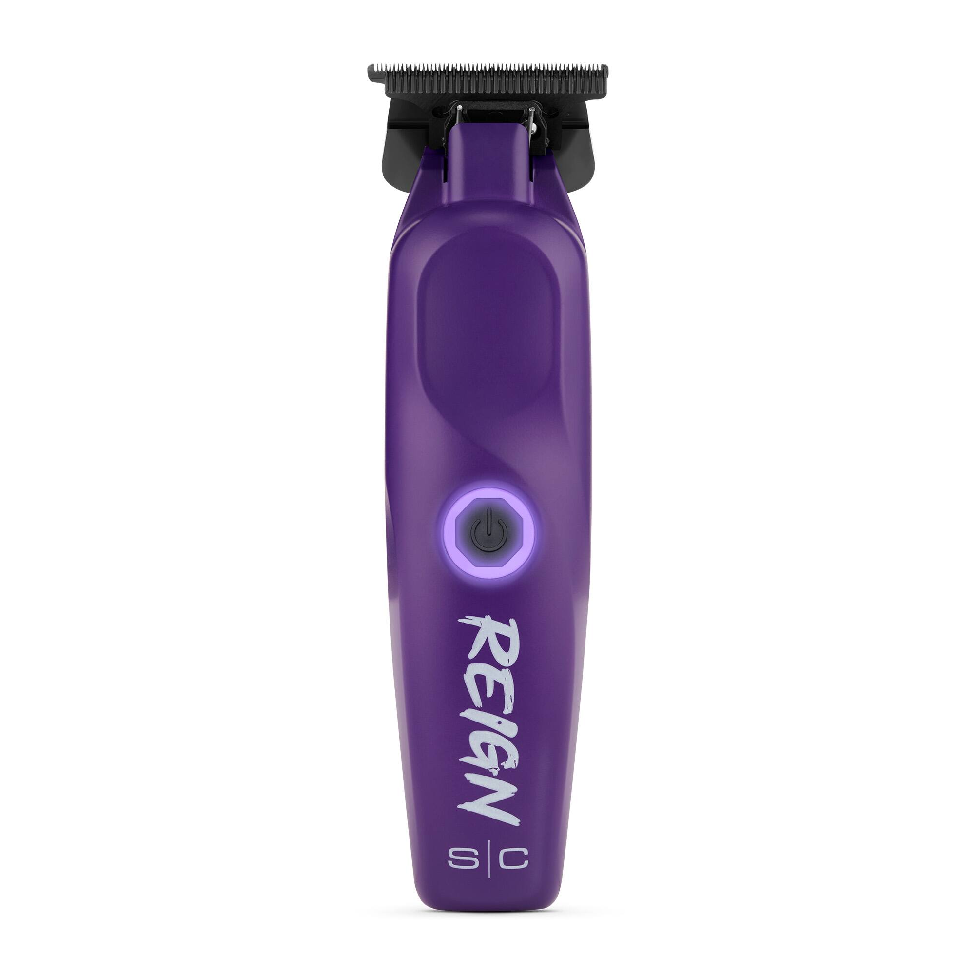Front. StyleCraft - Reign Professional Hair Trimmer featuring EON Digital Brushless Motor - Purple.