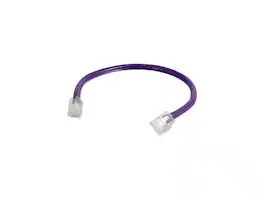 Cables to Go - C2G 04211 Cat6 Cable - Non-Booted Unshielded Ethernet Network Patch Cable, Purple (1 Foot, 0.30 Meters)