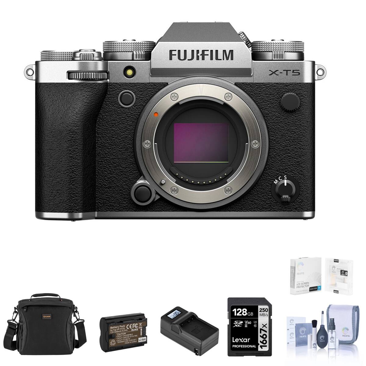 FUJIFILM X-T5 O 5 MCS HUTE SONEN ECION rA CEFC x Battery M RuS I 1 adias 39 128 250 GB MB/s Sa V6o W AE x PROFESSIONAL Lexar 1667x NPE RO
