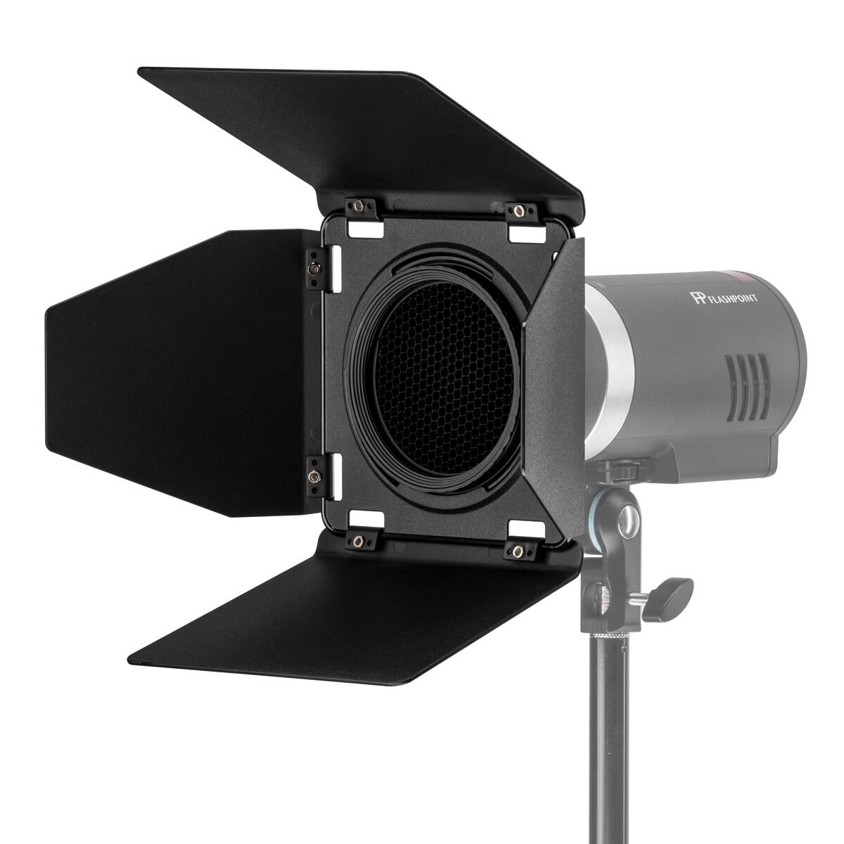 Alt View 1. Flashpoint - Flashpoint BD-10 Barndoor Kit For The XPLOR 300 Pro Monolight.