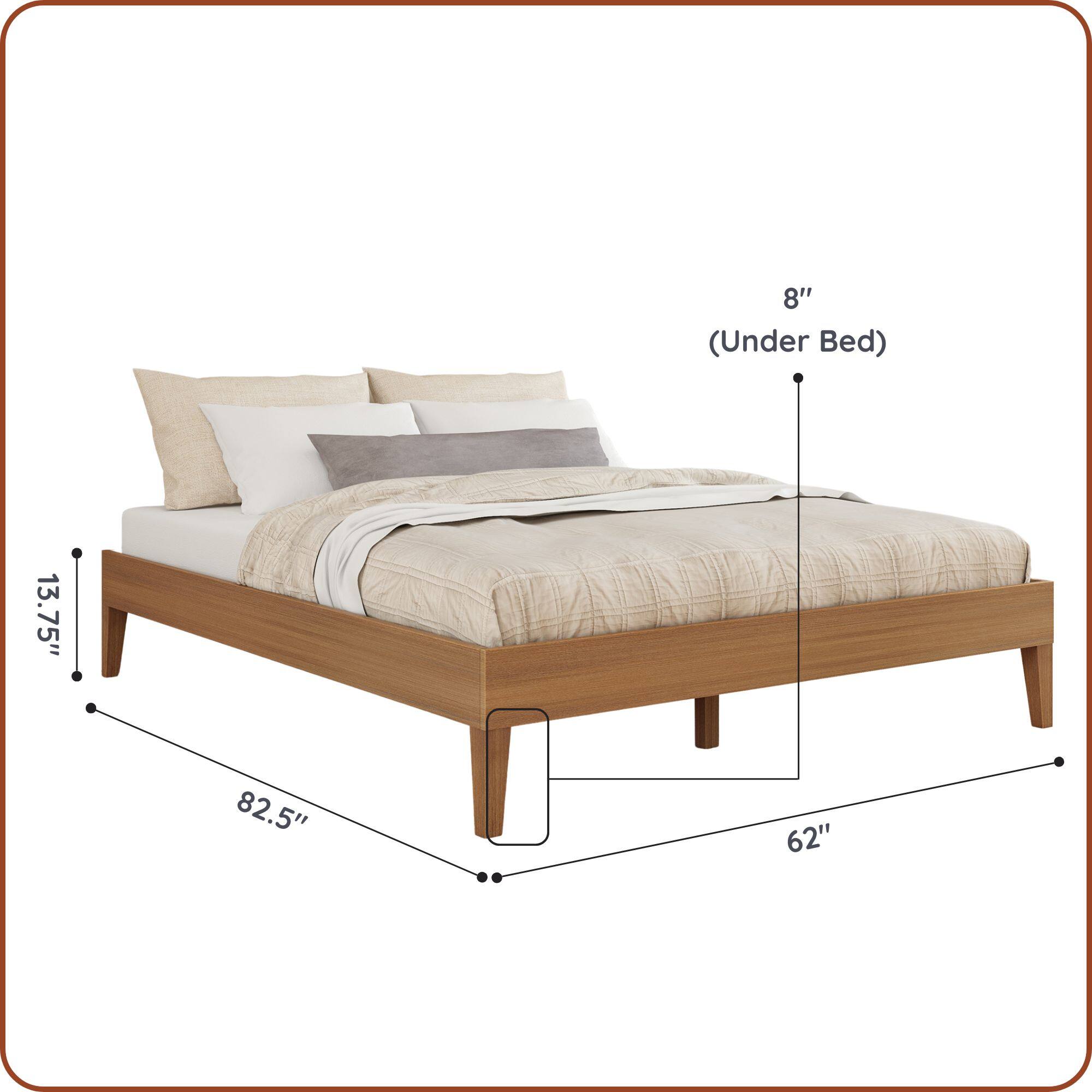 8" (Under Bed)  
13.75"  
82.5"  
62"
