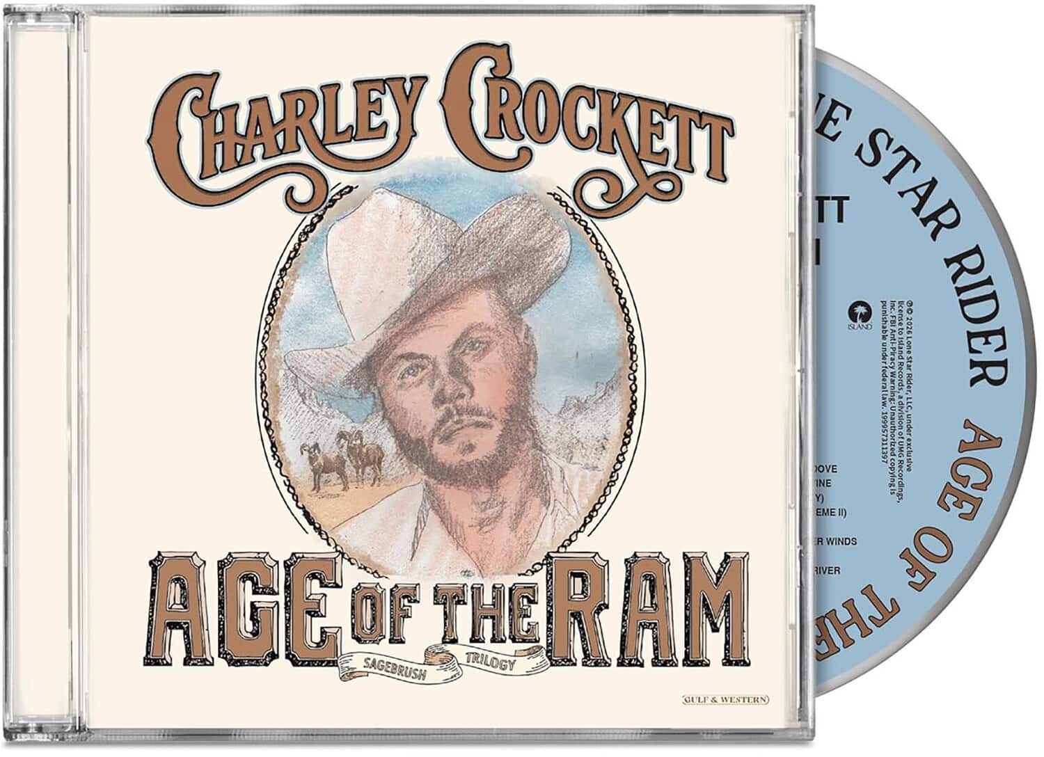 Charley Crockett - Age Of The Ram   - COMPACT DISCS [CD] price history on PriceWatchPro