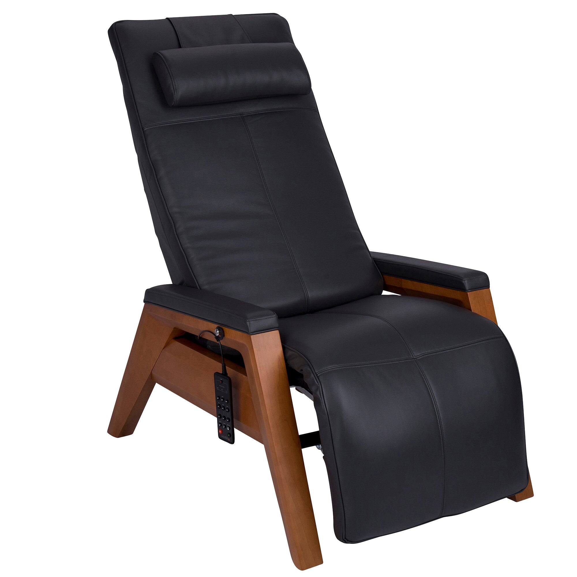 Beech Frame / Black Leather