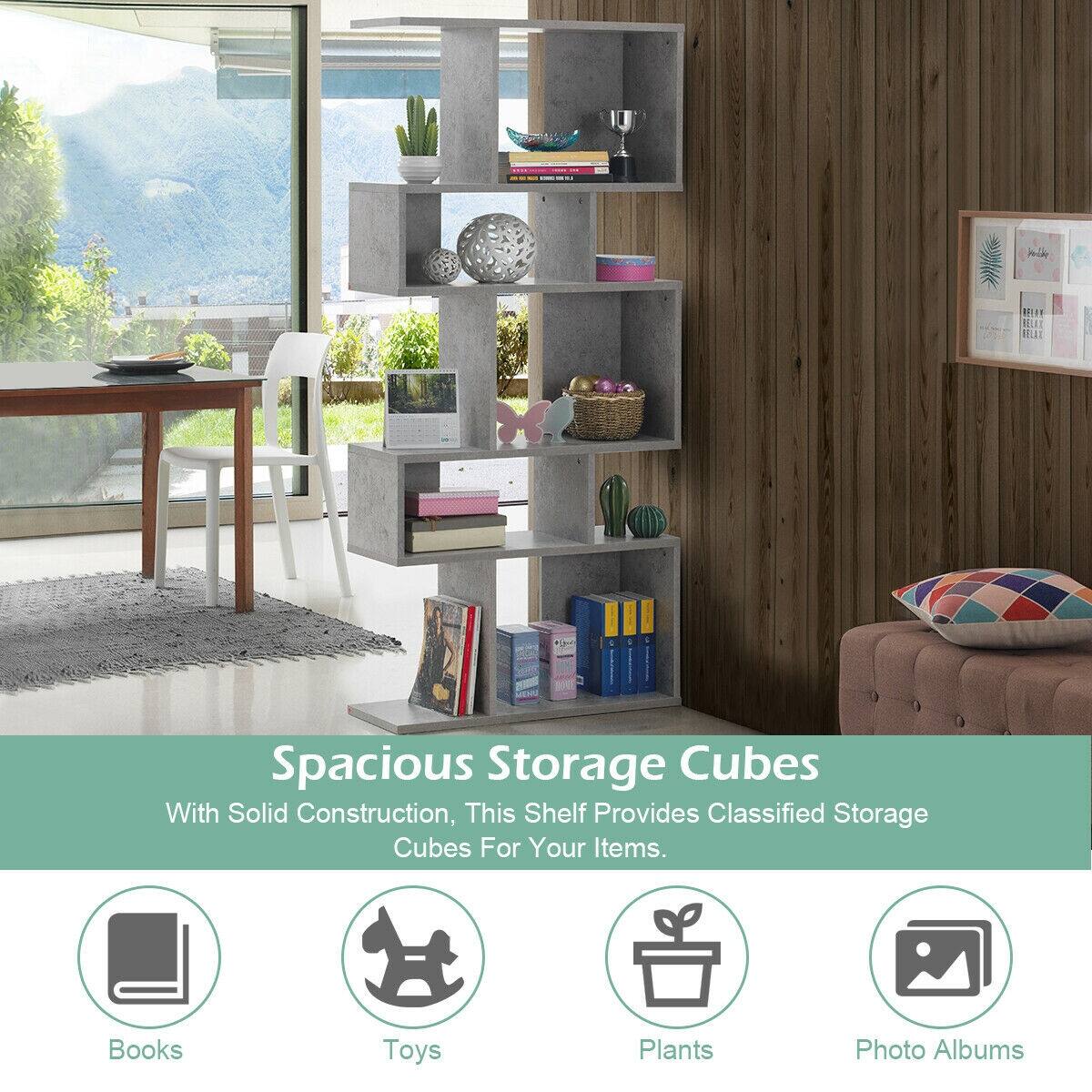 Spacious Storage Cubes With Solid Construction, This Shelf Provides Classified Storage Cubes For Your Items. Books, Toys, Plants, Photo Albums.