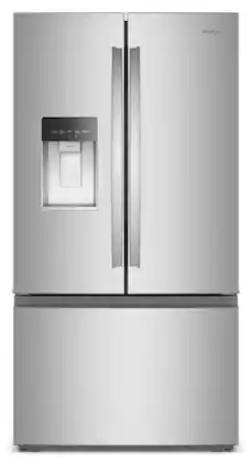 Whirlpool - 23 Cu. Ft. French Door Refrigerator with Dual Ice Makers - Fingerprint-Resistant Stainless Finish
