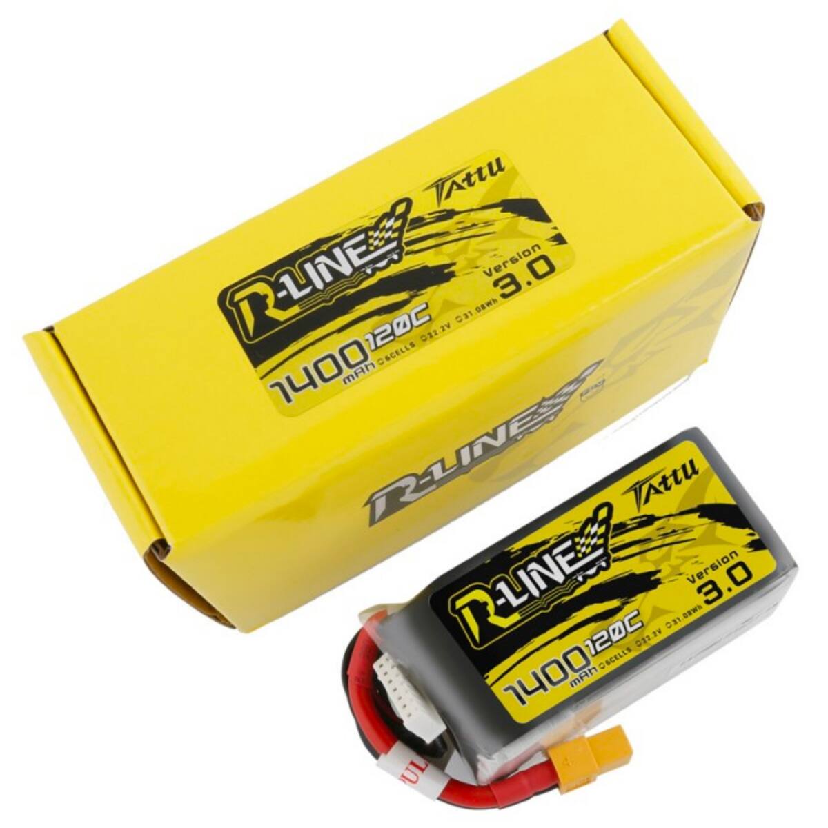 TATTU R-LINESS Version 3.0 031 120C OSCELLS AZZZO 1400 mAh R-LINEY R-LINESS TATTU Version 031.08Wh 3.0 120C OSCELLS AZ'ZZO 1400 mAh