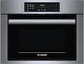 Bosch - 500 Series 1.6 Cu. Ft. Convection Built-In Microwave with Sensor Cooking - Stainless Steel