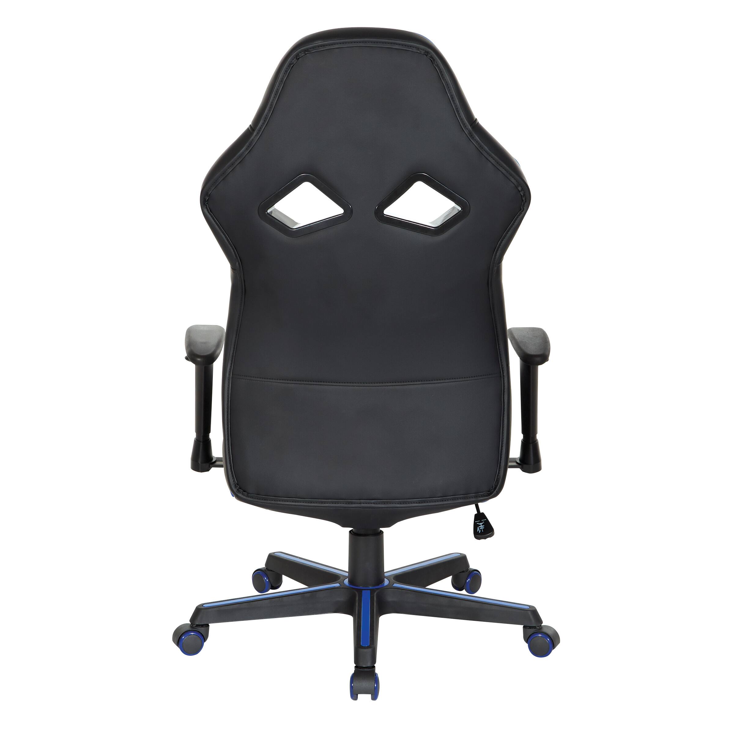 Alt View 12. OSP Home Furnishings - Vapor Gaming Chair - Blue/Black.