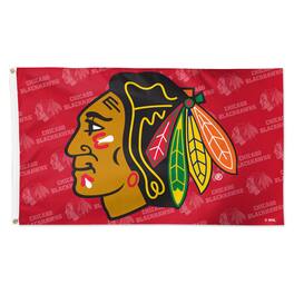 WinCraft - Chicago Blackhawks 3' x 5' Single-Sided Deluxe Game Day Team Flag - Multicolor