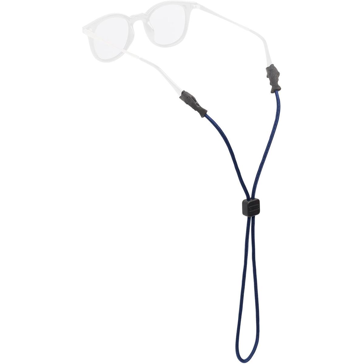Front. Chums - Chums Fish Tip 3mm Nylon Rope Sunglasses Eyewear Retainer - Navy - Navy.