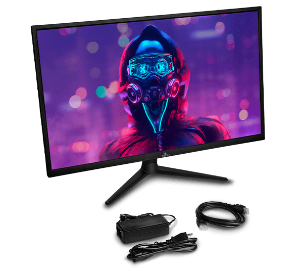 Alt View 2. YEYIAN - Yeyian 27" Gaming Monitor. IPS, 4K, 60Hz, Ultra HD, 5 ms,  HDMI, USB, DP, FreeSync, Built-in Speakers. YMG-4K27-01 - Black.