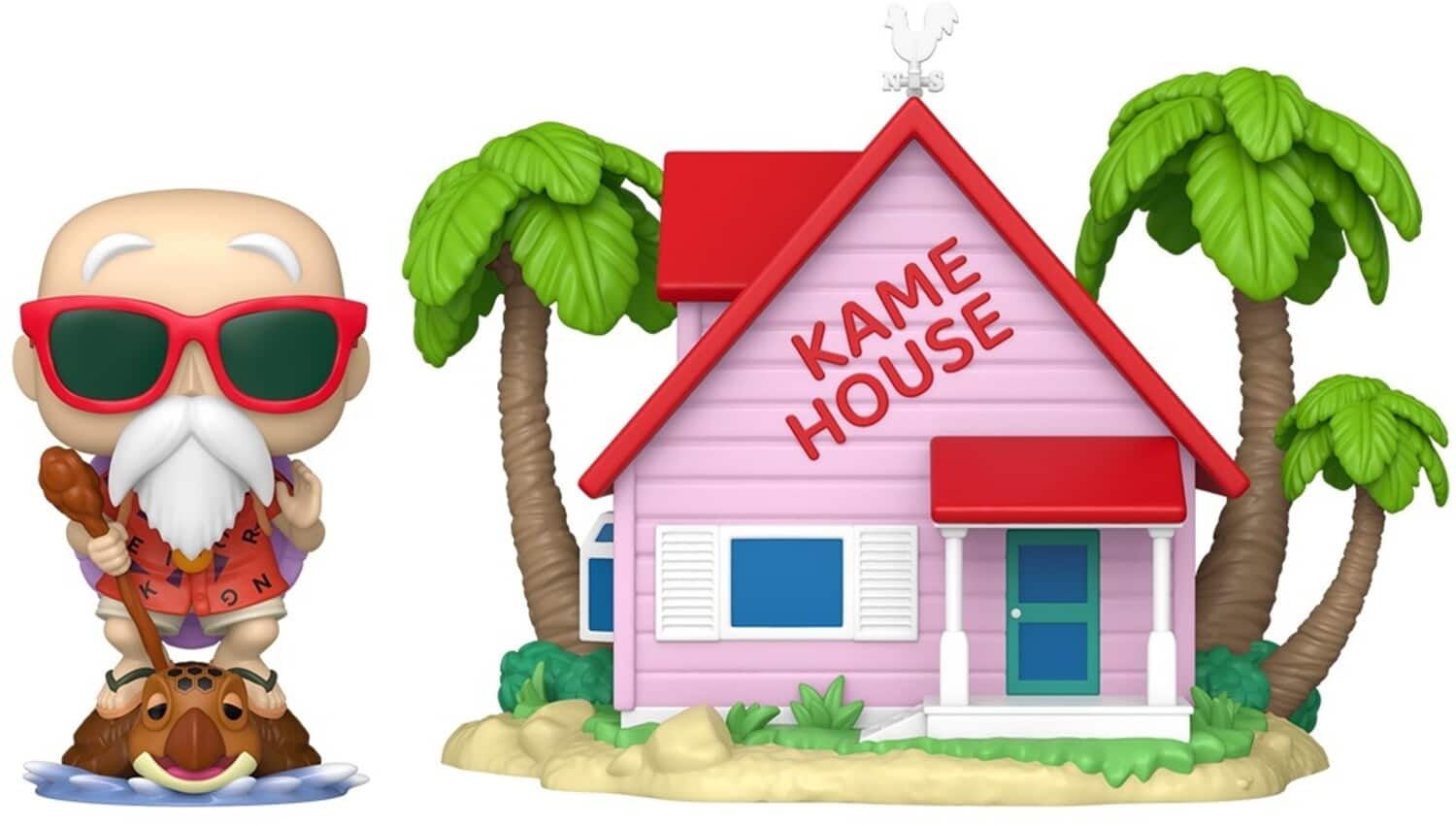 Photos - Action Figures / Transformers Funko  POP! Town: Dragon Ball - Kame House with Master Roshi - COLLECTIBLES - Multicolor 889698837156 