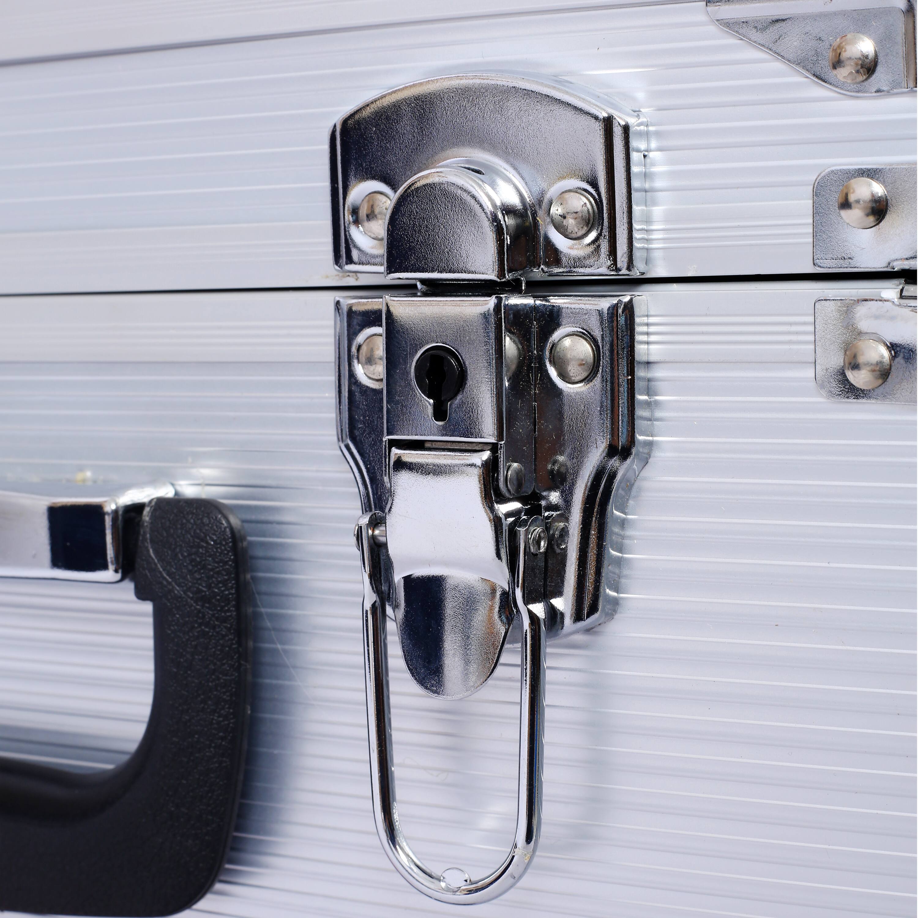 Alt View 8. Anysun - Anysun 899pcs Silver Case Rolling Tool Box with Drawers Kit for Maintenance, Garden, Homeowner, Handyman - Silver.