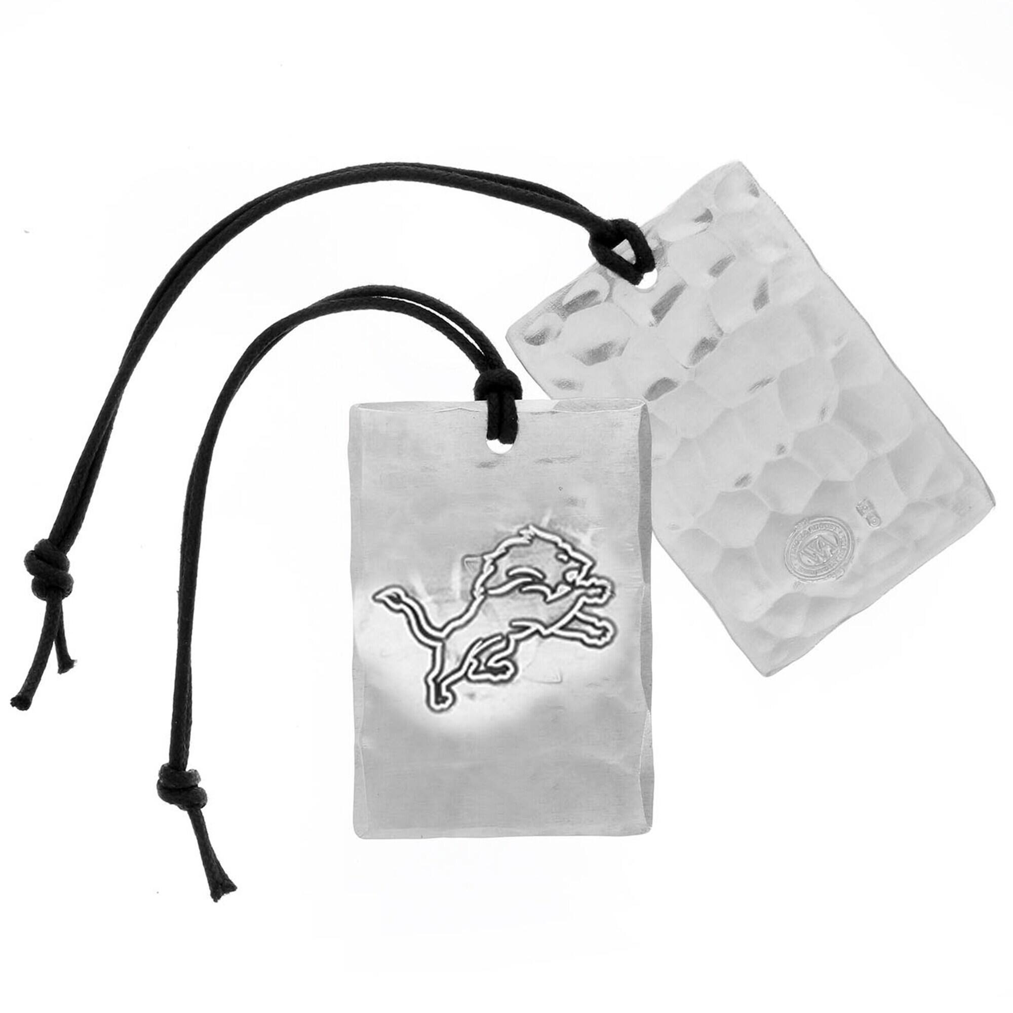 Wendell August Forge - Detroit Lions Bag Tag - Silver