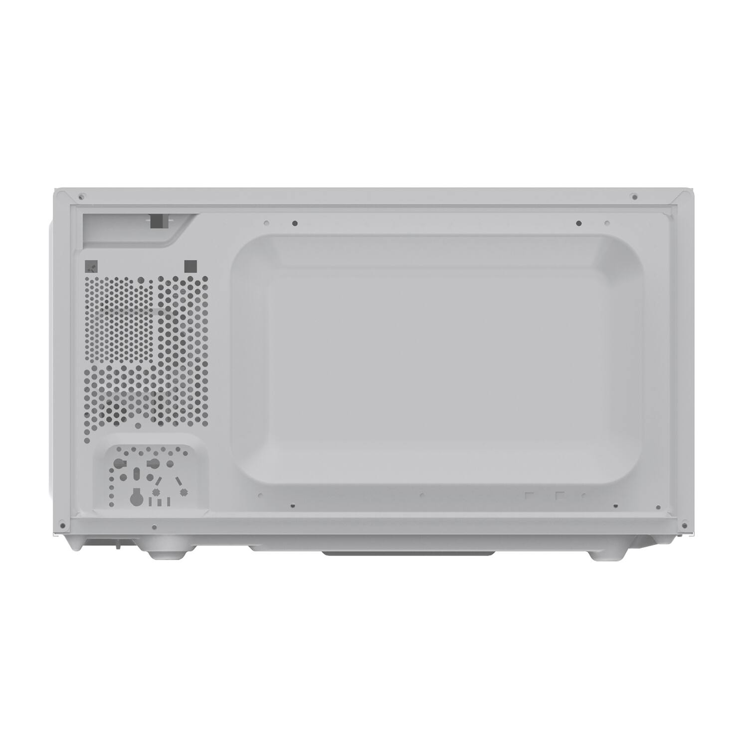 Alt View 2. Frigidaire - Frigidaire Rmw733-white 0.7-cu. Ft. Countertop Microwave Oven With Glass Turntable, 700 Watts (white) - white.