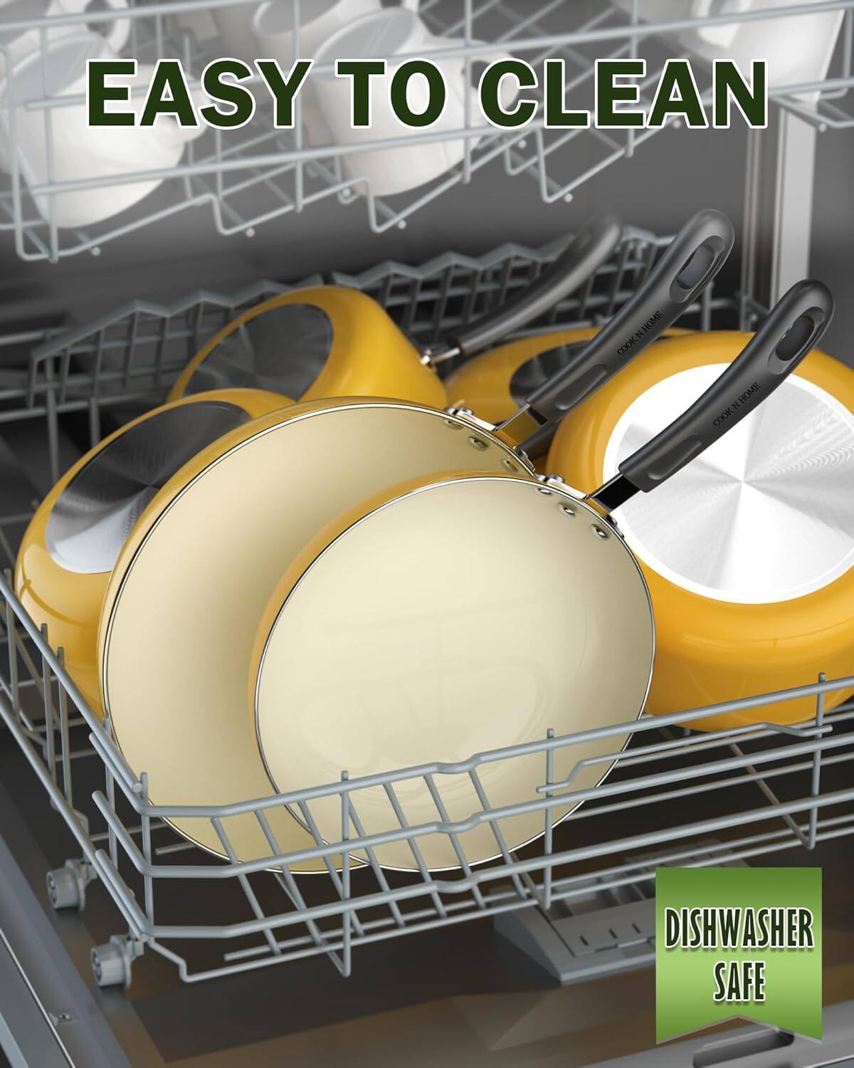 EASY TO CLEAN  
COOK N HOME  
DISHWASHER SAFE