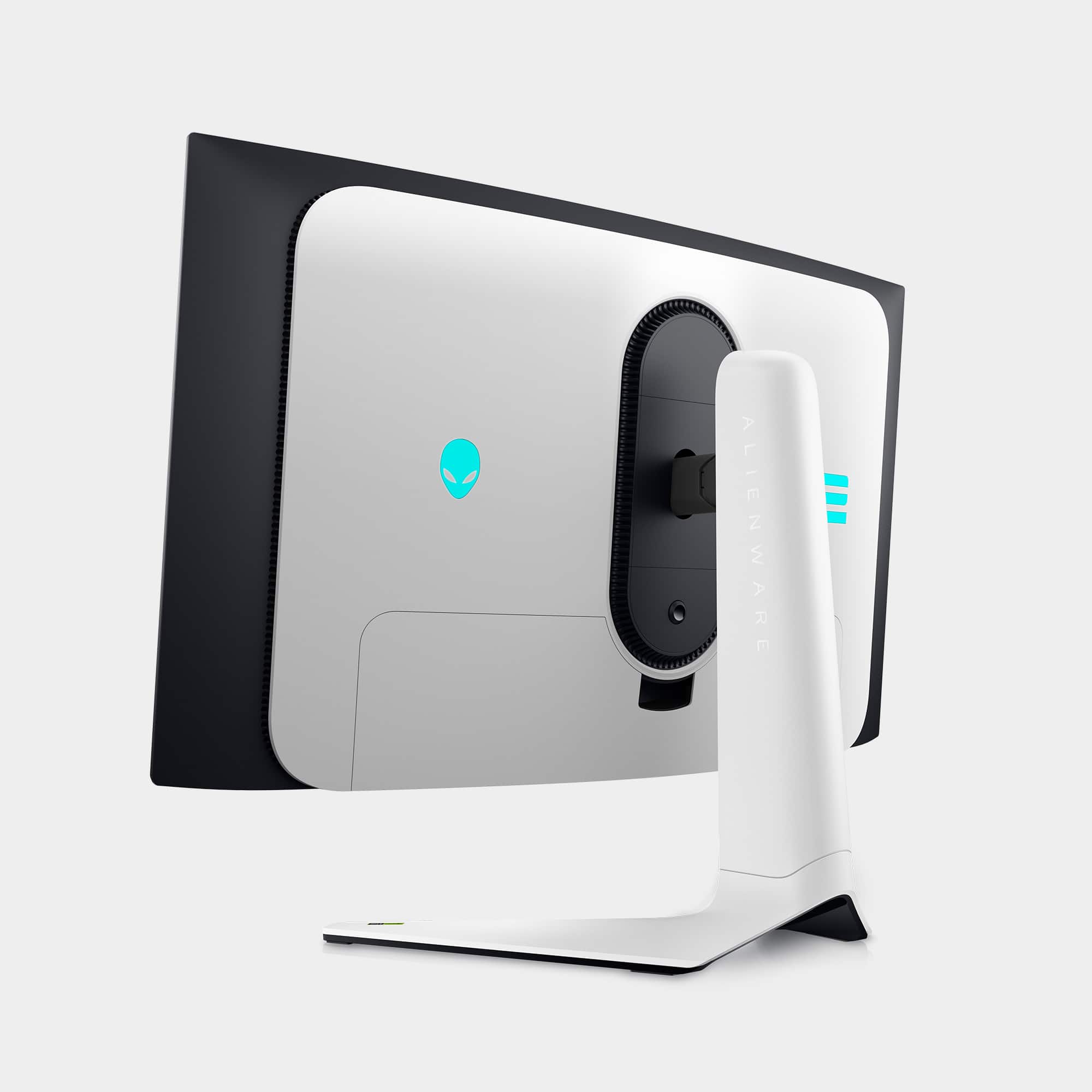 Alt View 19. Alienware - AW3225QF 31.6" QD-OLED Curved 4K UHD 240Hz .03-ms G-SYNC Gaming Monitor with HDR (HDMI, USB-C) - Lunar Light.